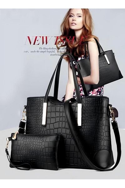 Generic 2-Piece Women's Elegant Wallet And Handbag Set Shoulder Bag Designer Satchel Messenger Bag