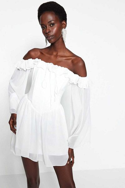 Andress Boutique Mini Dress Mira, White