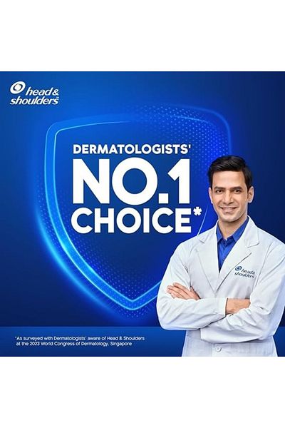 Head&Shoulders Head & Shoulders Smooth And Silky Shampoo, 1L Anti-Dandruff & 100% Flake-Free Care