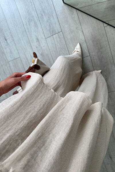 My Blog Stone Viscose Blouse Wide Leg Trousers Set - 51182