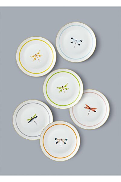 The Mia Dragonfly Cake Plate for 6 People