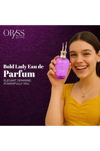 ORYSS عطر بولد ليدي للنساء | نفحات من زهر البرتقال والياسمين والورد العسلي والباتشولي | 100 مل