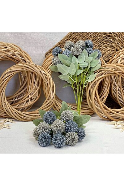 KOZALILAR Yapay Çiçek 5 Dallı Mini Kasımpatı Demeti