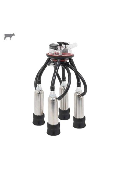 240 cc Milking Bundle (Full Type Stainless Sheath/Colay Ø21 Short Nozzle Rubber-Rubber)