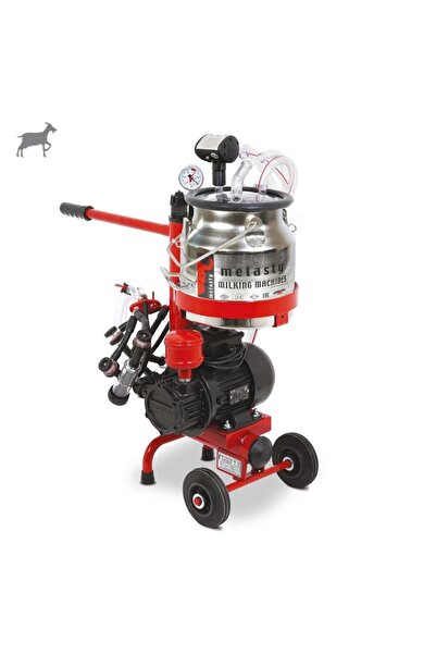 Melasty Micro İkili Keçi Süt Sağma Makinesi (Paslanmaz Güğüm-Kauçuk) (Kuru)