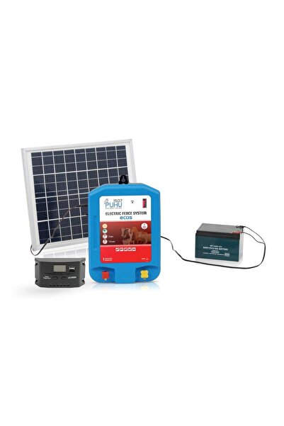 Puhu1507 Puhu Ecos Eko Güneş Enerjili Elektrikli Çit Cihazı (2 Joule) (20W Pa...