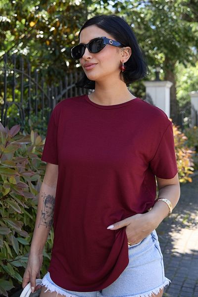 InStyle Tricou Basic simplu roșu