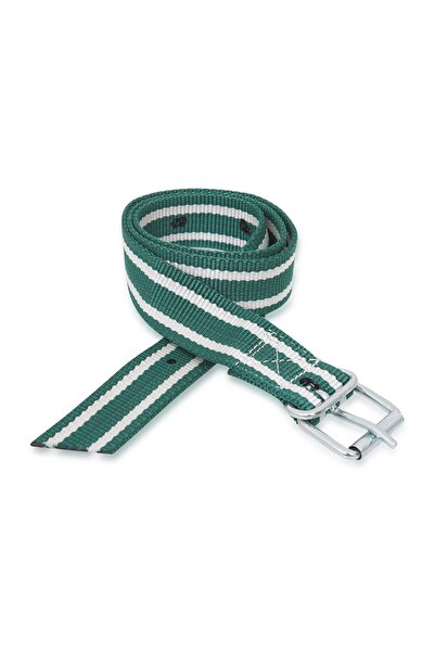 Melasty Kemer Tokalı İnek Tasması - Numaratör Kayışı (Yeşil - 130 Cm)