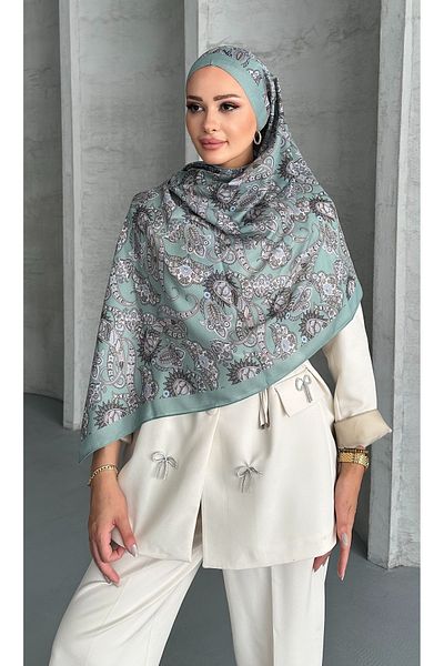 Stella Eşarp Ethnic Shawl Patterned Colorful Soft Cotton Shawl
