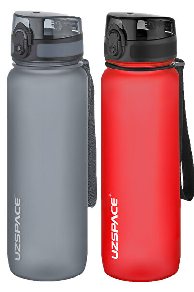 Uzspace 2-Piece Tritan Flask Set 800 Ml 14 Different Color Options Fiftyfifty