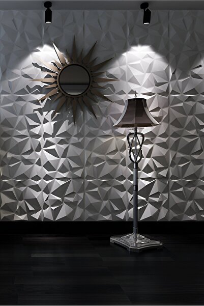 Duvarım 3 Boyutlu Boyanabilir PVC Duvar Paneli Prestij (50-50 cm 4 adet-1 metrekare)