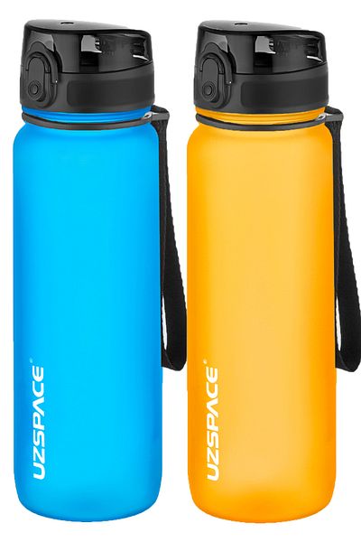 Uzspace 2-Piece Tritan Flask Set 800 Ml 14 Different Color Options Fiftyfifty