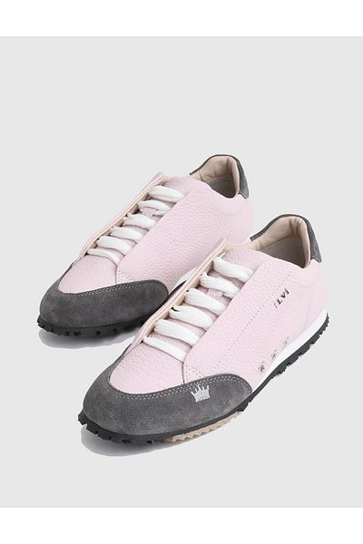 İLVİ Calisto Genuine Floater Leather Suede Pink Women's Sports Shoes