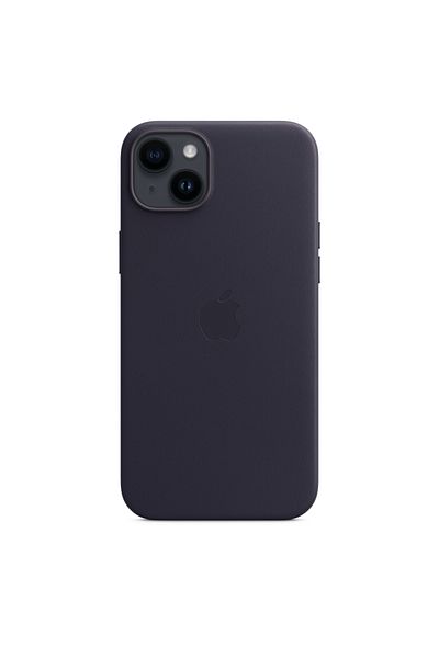 Apple iPhone 14 Plus Leather Case with MagSafe - Midnight