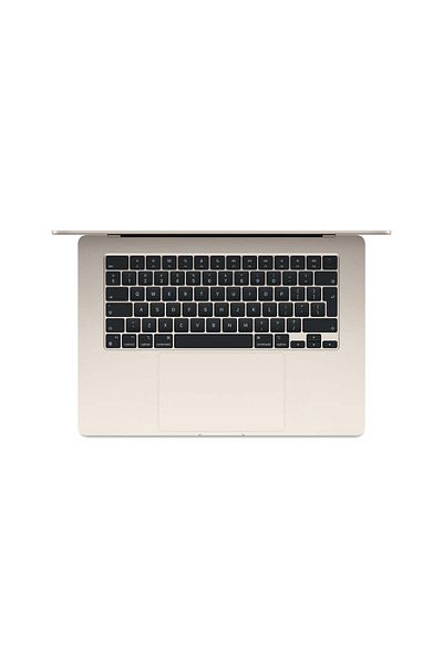Apple MacBook Air مقاس 15 بوصة: شريحة M3 مع وحدة معالجة مركزية ثمانية النواة ووحدة معالجة رسومية عشرة النواة، وقرص SSD سعة 256 جيجابايت - Starlight