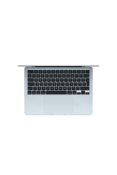 Apple ماك بوك اير 13 بوصة: شريحة M4 مع وحدة معالجة مركزية 10 أنوية ووحدة معالجة رسومية 10 أنوية، وSSD سعة 512 جيجابايت - أزرق سماوي