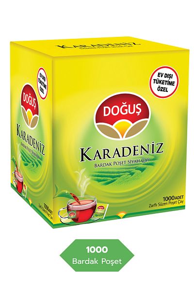 Doğuş Black Sea 2 Gr 1000 Cups Tea Bags
