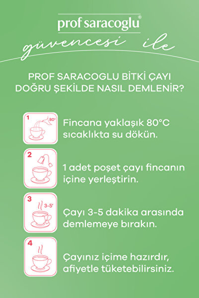 prof saracoğlu Çoban Çantası Bitki Çayı 20'li