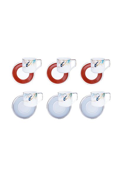 Lucky Art Alysia 6-Piece Coffee Cup