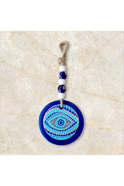 ella'nın çarşısı 10 cm Mărgele de sticlă cu model, lucrate manual. 1 bucată.