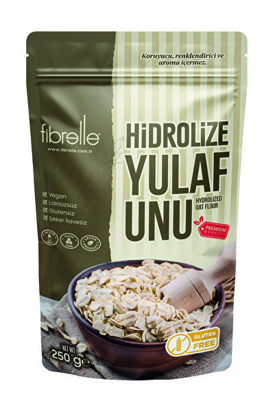 Fibrelle Yeni ürün direk suya karıştır ve iç Hidrolize Yulaf Unu 250g