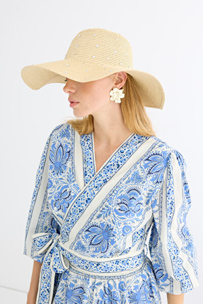 EMNORA Basic Hasır Şapka Natürel