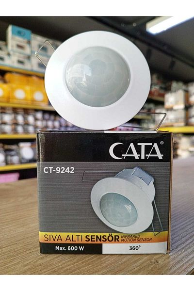 Cata Ct-9242 360 Degree Recessed Motion Sensor 600W