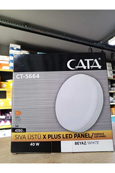 Cata Ct-5664 40 Watt Sıva Üstü Yuvarlak Xplus Ayarlanabilir Led Panel Beyaz Işık