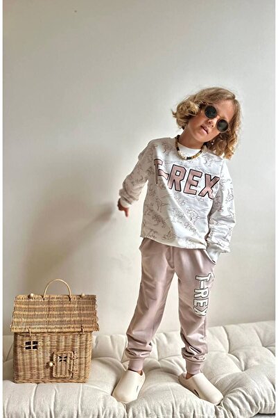 YİGİT BUTİK Boy's Set - Yigit Boutique Dinosaur Printed
