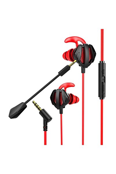 Rampage RM-K16 X-JAMMER 3,5mm Gaming Kırmızı Kulak İçi Mikrofonlu Kulaklık