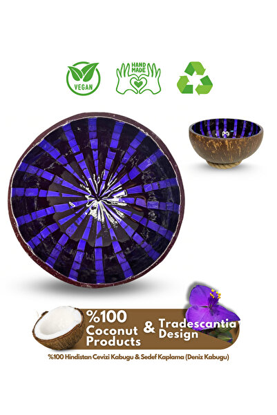 Coconut Products Tradescantia Design Hindistan Cevizi Kasesi Ve Kase Altlığı ...
