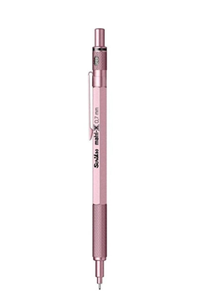 Scrikss Matri-X Versatil 0.7 mm Metalik Açık Pembe Şeffaf Amb.