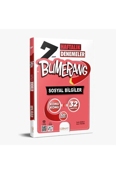 Günay Yayınları GÜNAY YAYINLARI 7. SINIF BUMERANG SOSYAL BİLGİLER 32 HAFTALIK...