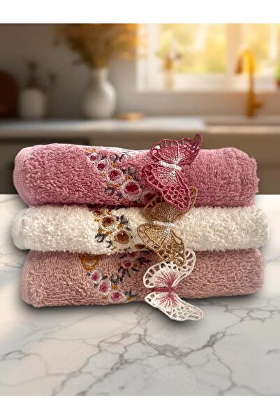 asev tekstil منشفة مطبخ 30x50 سم 3 قطع |   منشفة اليد |   مجموعة مناشف الوجه