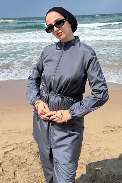 Tesettür Diyarı Sanila 3-Piece Hijab Swimsuit Set