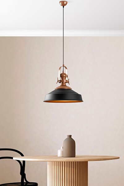 AmberLED Mirage Tekli Sarkıt Aydınlatma Metal Sıvama, Ev, Ofis, Cafe, Restoran Avizeleri, E27 Duy