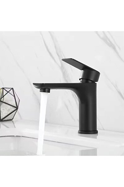 YUEN Siyah Lavabo Bataryası Pirinç Döküm Lavabo Musluğu