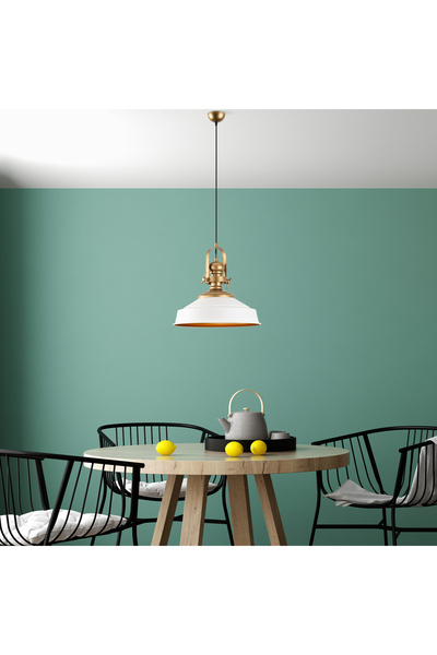 AmberLED Mirage Tekli Sarkıt Aydınlatma Metal Sıvama, Ev, Ofis, Cafe, Restoran Avizeleri, E27 Duy