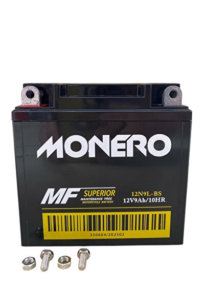 MOTORKİT MK Motosiklet Akü Monero 12 V 9 Amper Dikey - DRİFT - RUS - JAWA - MZ [ Ölçü - 137*76*134 ]