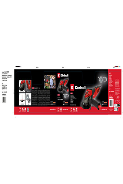 Einhell Te-ag 125/750 Kit, Avuç Taşlama - 4430885