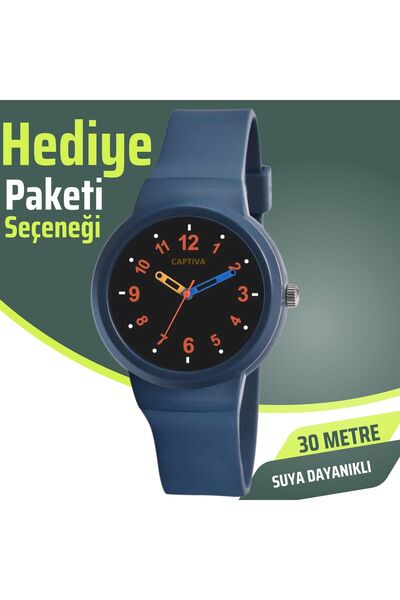 captiva 30 mt Suya Dayanıklı Analog Spor Kasa Çoçuk Kol Saati CPT.X094