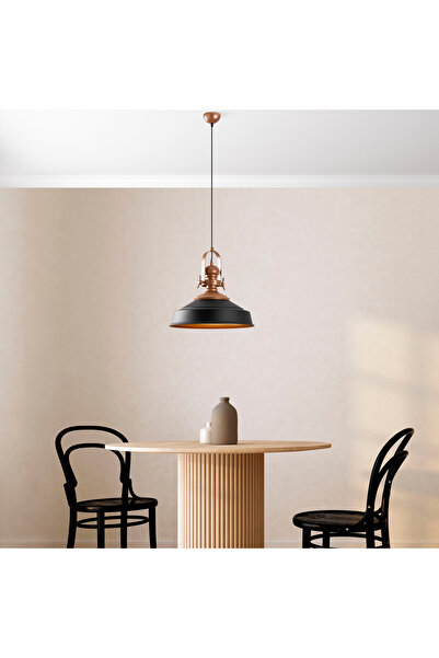 AmberLED Mirage Tekli Sarkıt Aydınlatma Metal Sıvama, Ev, Ofis, Cafe, Restoran Avizeleri, E27 Duy