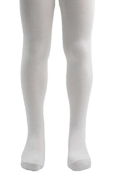 KARDEŞLER ÇORAP White Cotton Girl's Pantyhose