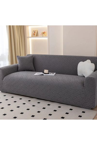 uzhanem Seat Cover Sofa Cover 1 Piece Lycra for 3 Seater Seats High Quality