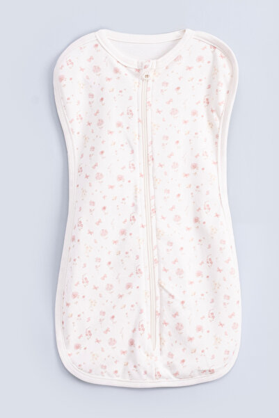 Vauva Bebek İçin %100 Pamuklu Kundak Fermuarlı Yumuşak Penye Kumaş Nefes Alabilen Kumaş