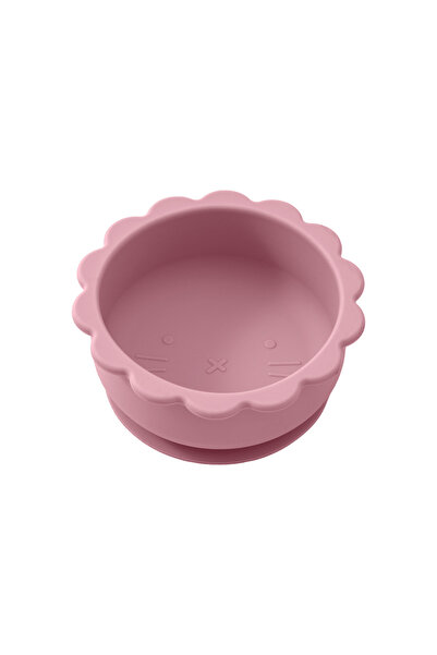 Choice powder rose 1PC Baby Silicone Bowl Cute Cartoon Lion Shape Baby Tablew...