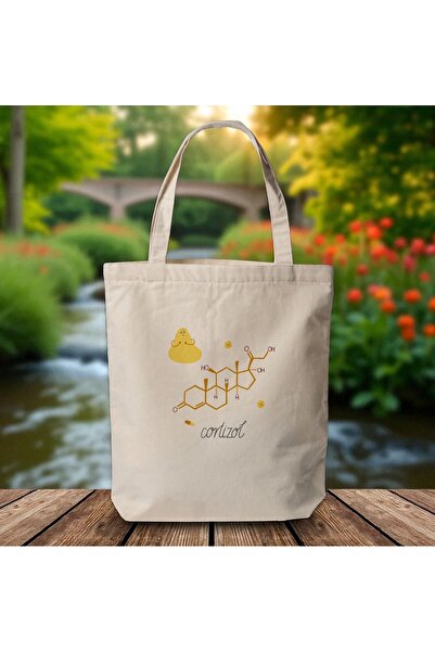 riyaz كورتيزول - حقيبة قماش بتصميم خاص، حقيبة كتف ويد، 35x40 سم