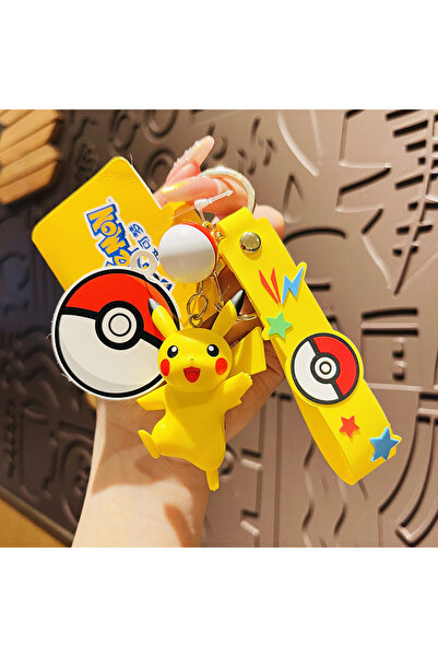 Choice Pikachu Anime Pokémon FUNISM Keychain Doll Gengar Pikachu Plusle Minun Car Pendant Couple Backpack P