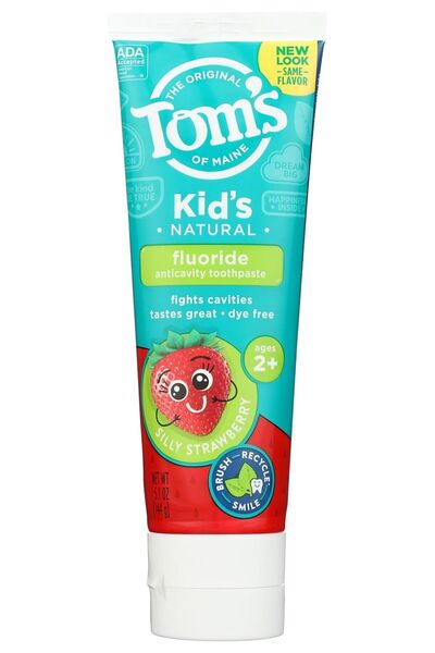 tom's of maine Tom’s of Maine Çocuk Diş Macunu Çilek Aromalı Florürlü 144 g (...