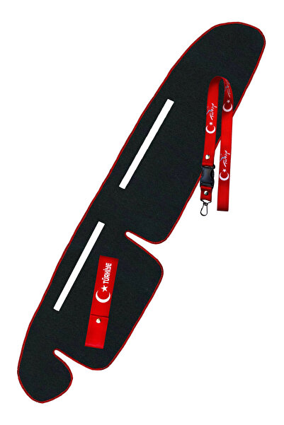 TUSBA MARKET سجادة حماية توربيدو متوافقة مع Renault Broadway + حزام مرآة السي...